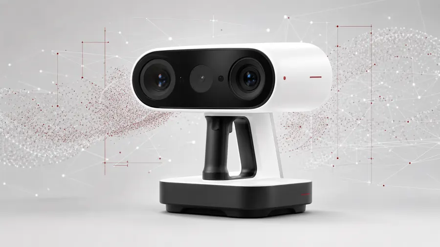 Generiertes Motiv einer Artec Leo Scan-Hardware